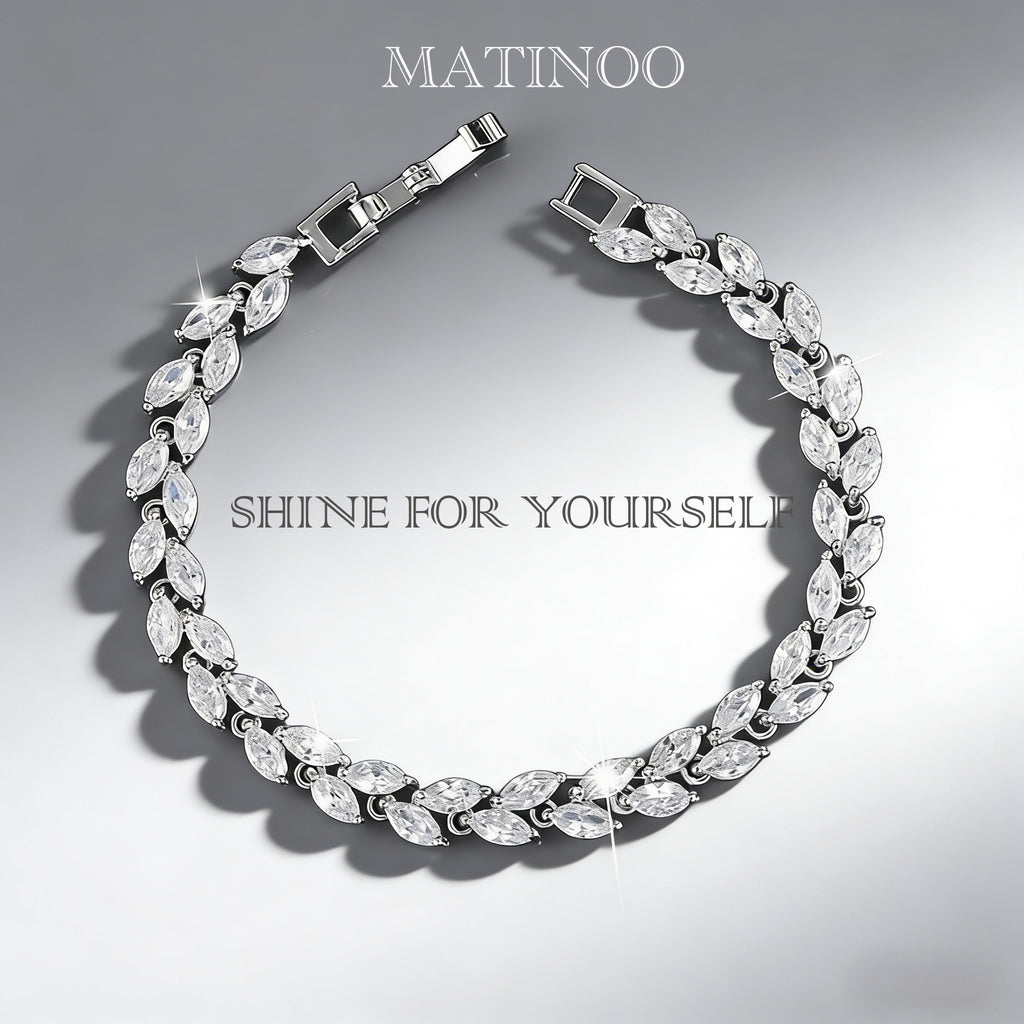 Lab-Grown Diamond Bracelet · Marquise Cut Diamond Bracelet