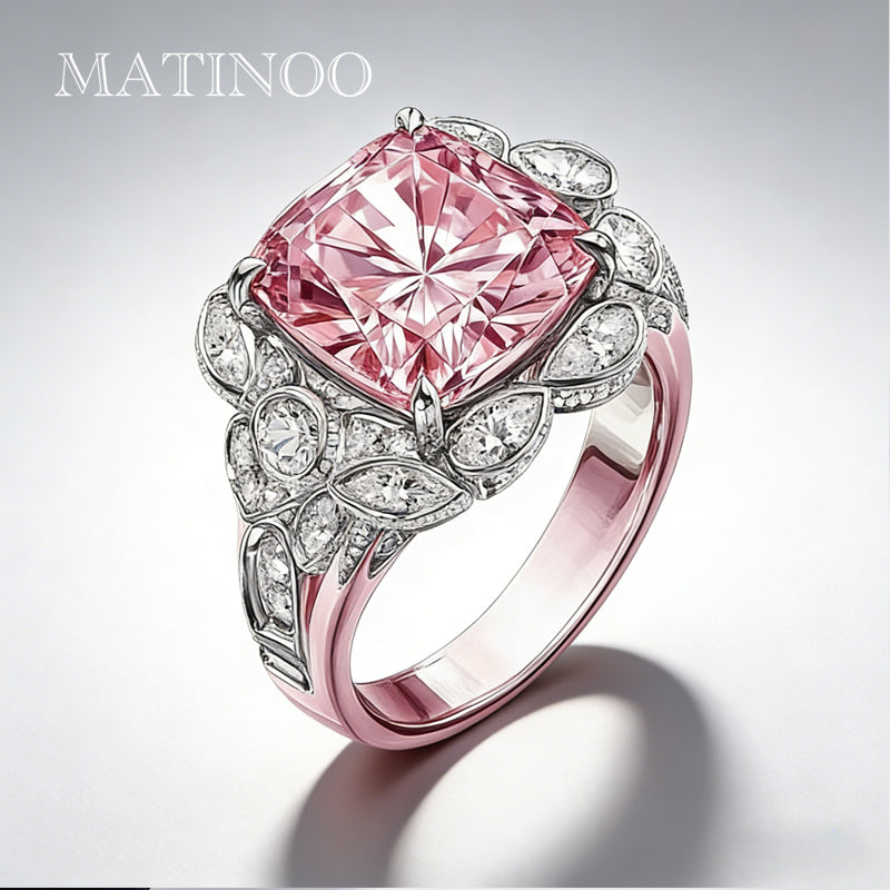 MATINOO Custom Lab Grown Loose Diamonds pink diamond engagement