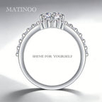 V-Crown Lab Grown Diamond Engagement Ring Wedding Ring