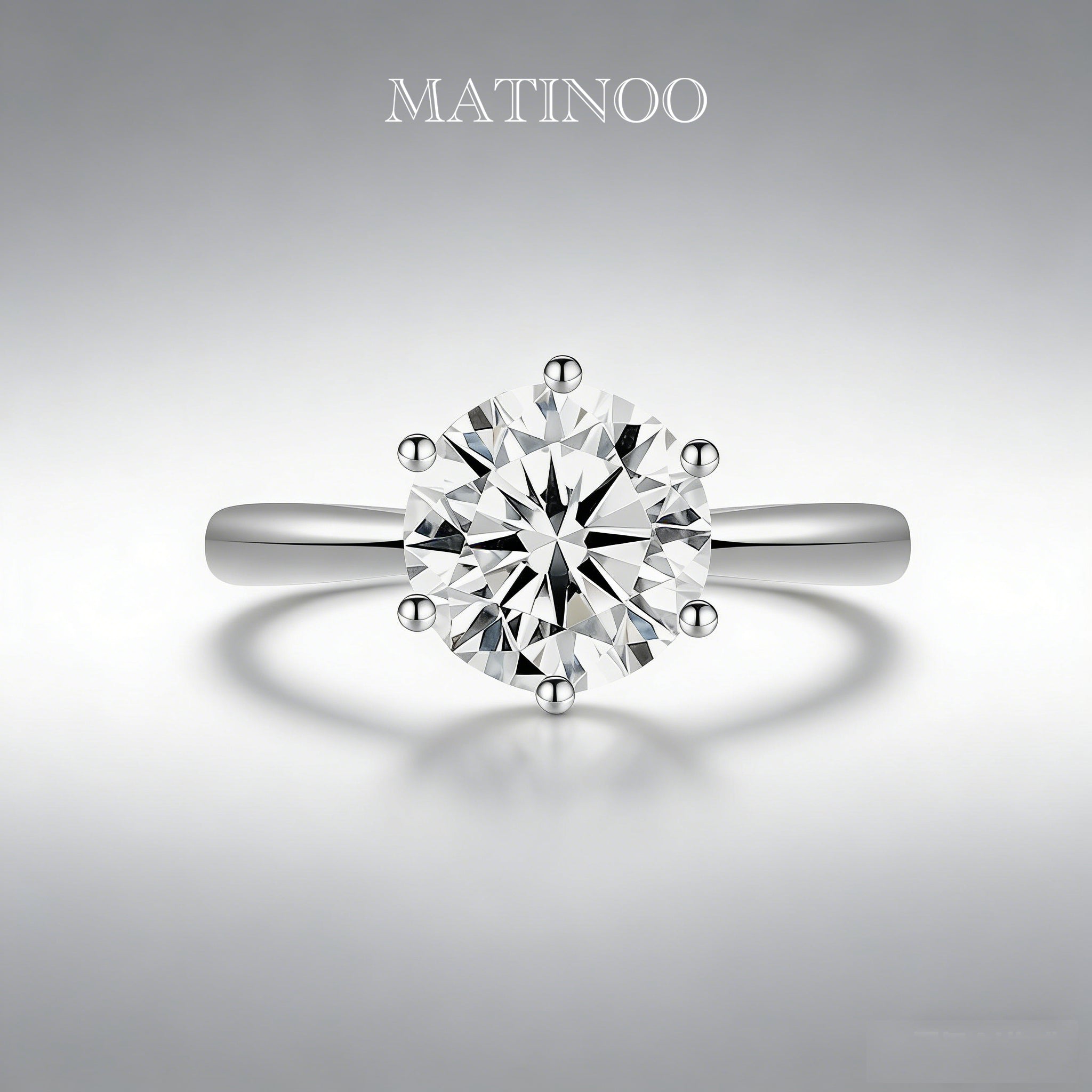 Crown Six-Prong Lab-Grown Diamond Ring