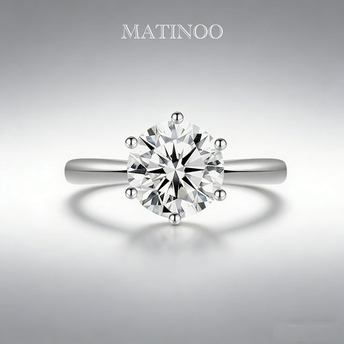 Crown Six-Prong Lab-Grown Diamond Ring