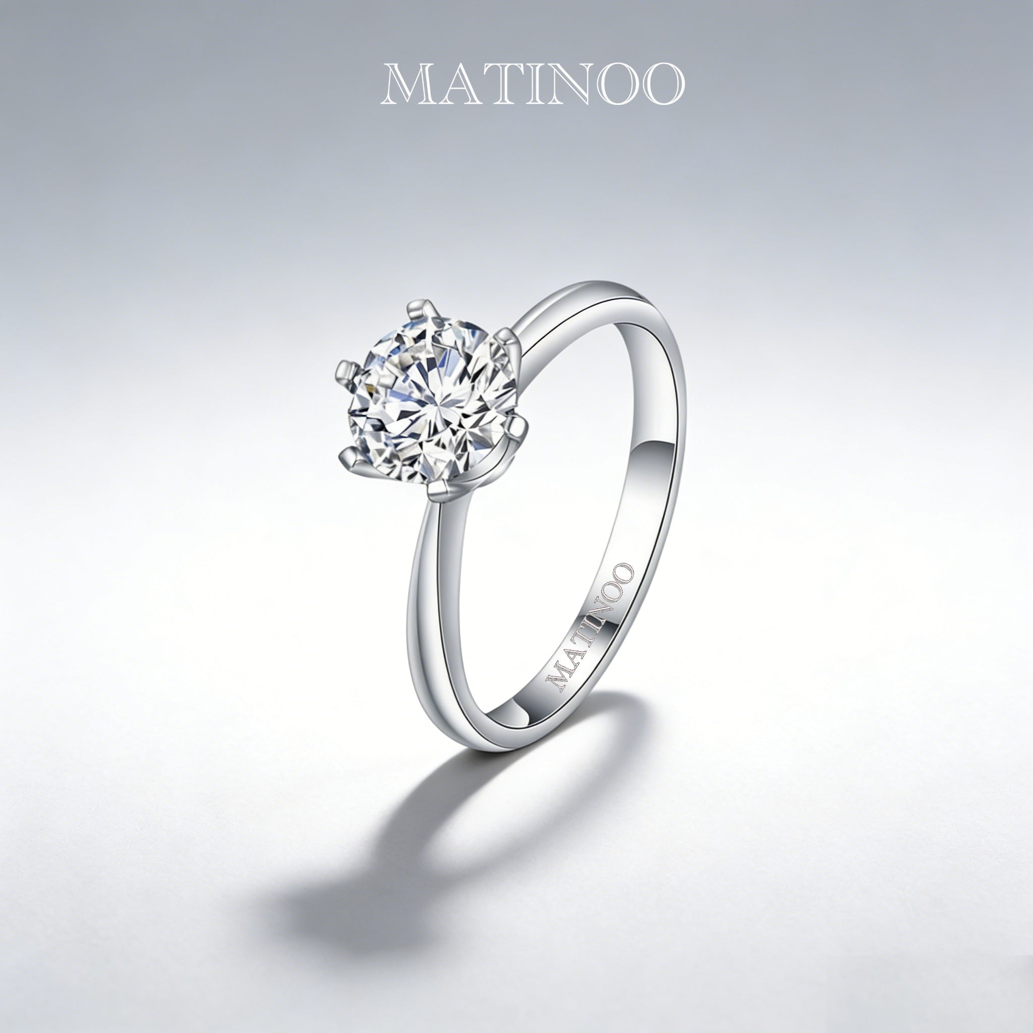 Crown Six-Prong Lab-Grown Diamond Ring