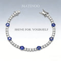 Lab Grown Diamond Tennis Bracelet – Classic 18K White Gold
