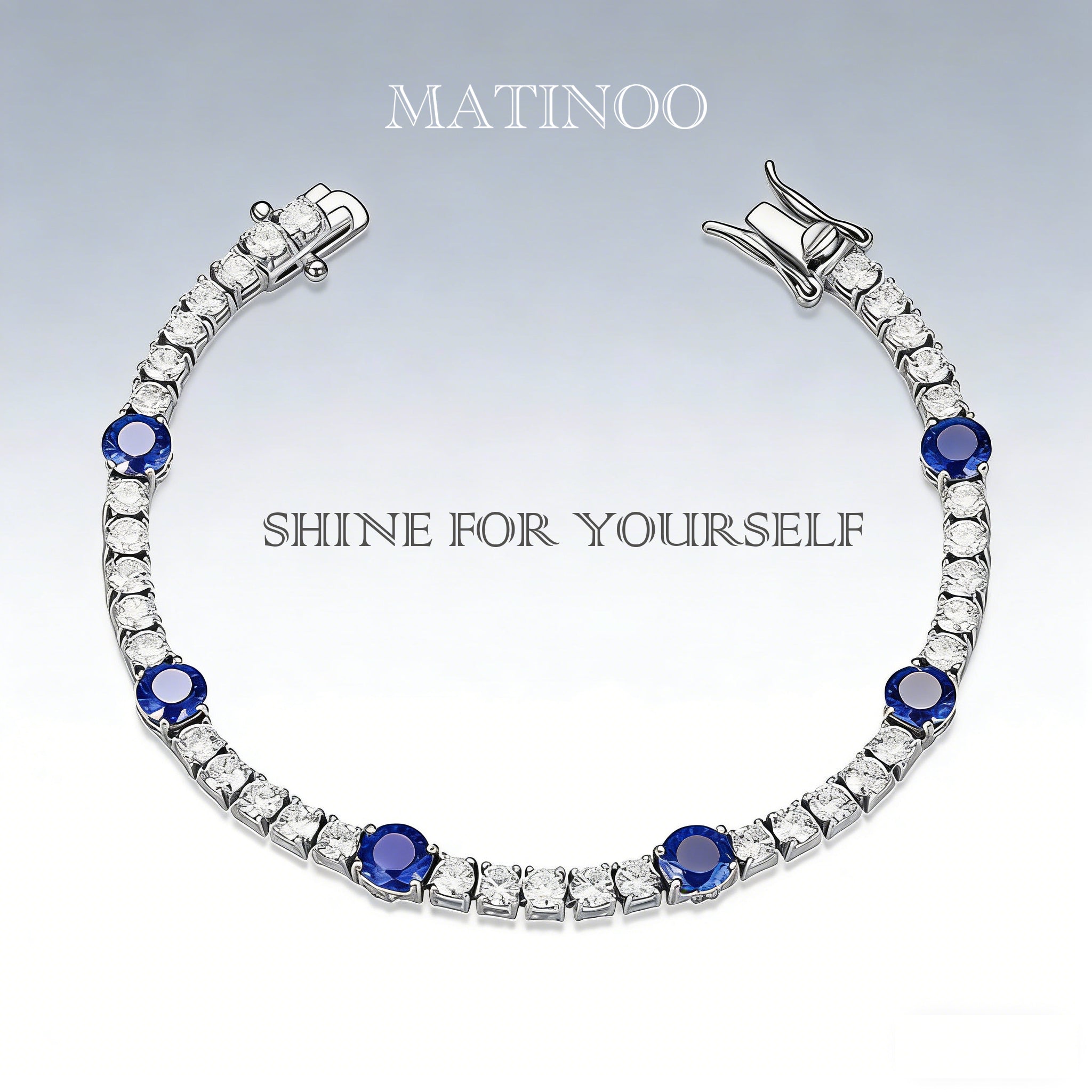 Lab Grown Diamond Tennis Bracelet – Classic 18K White Gold