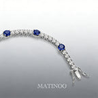 Lab Grown Diamond Tennis Bracelet – Classic 18K White Gold