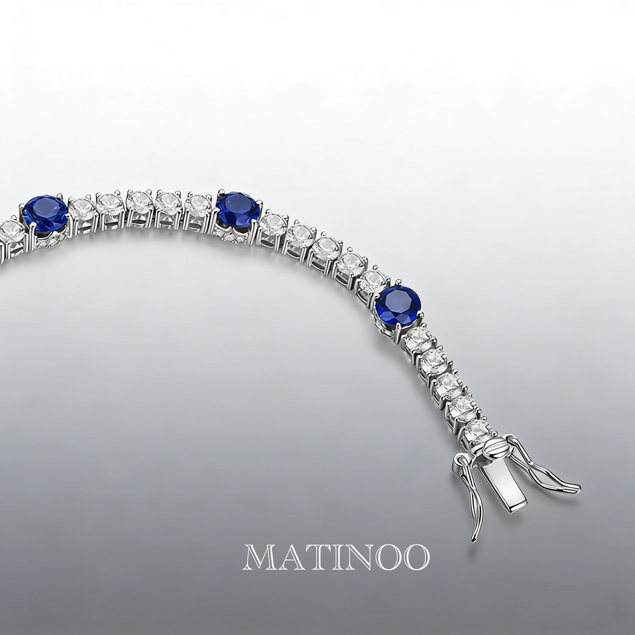 Lab Grown Diamond Tennis Bracelet – Classic 18K White Gold