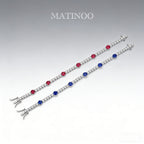 Lab Grown Diamond Tennis Bracelet – Classic 18K White Gold