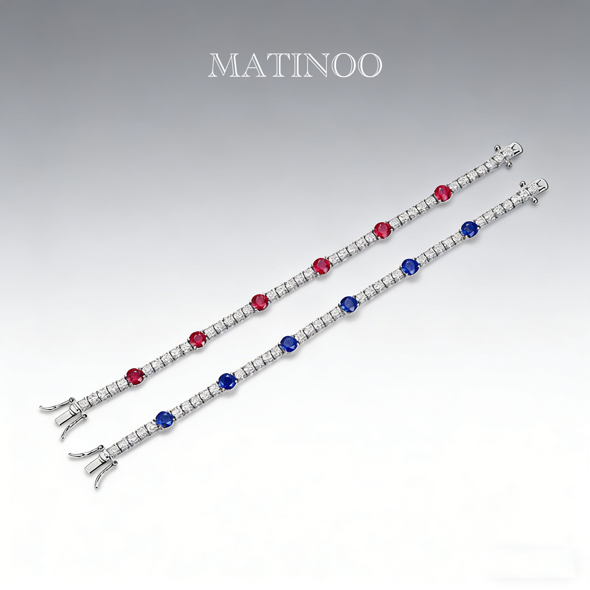 Lab Grown Diamond Tennis Bracelet – Classic 18K White Gold