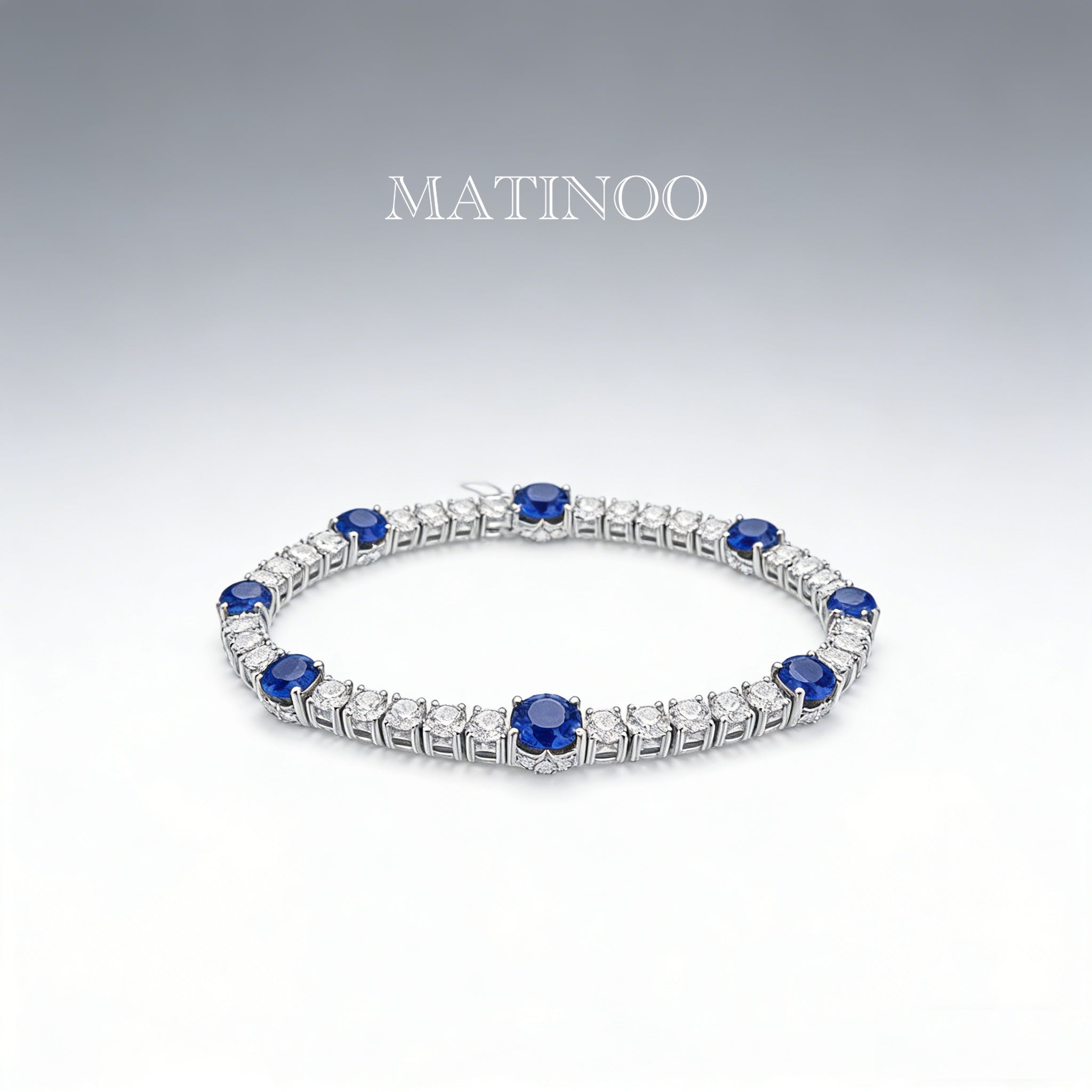 Lab Grown Diamond Tennis Bracelet – Classic 18K White Gold