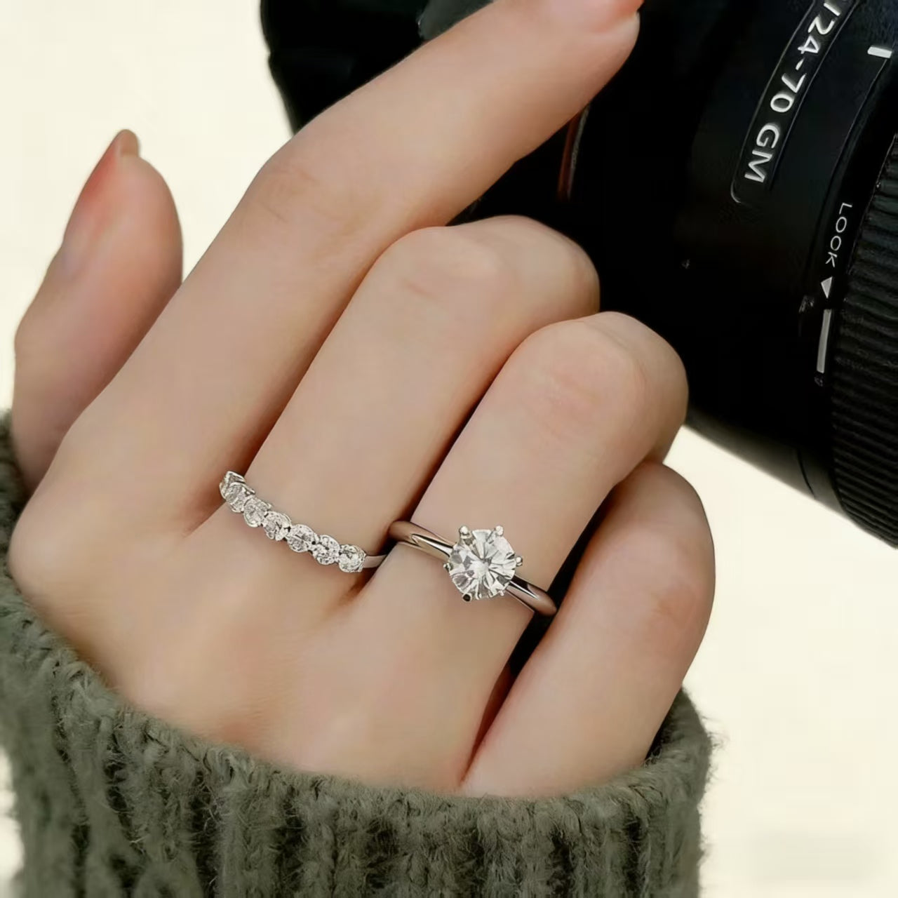 Crown Six-Prong Lab-Grown Diamond Ring