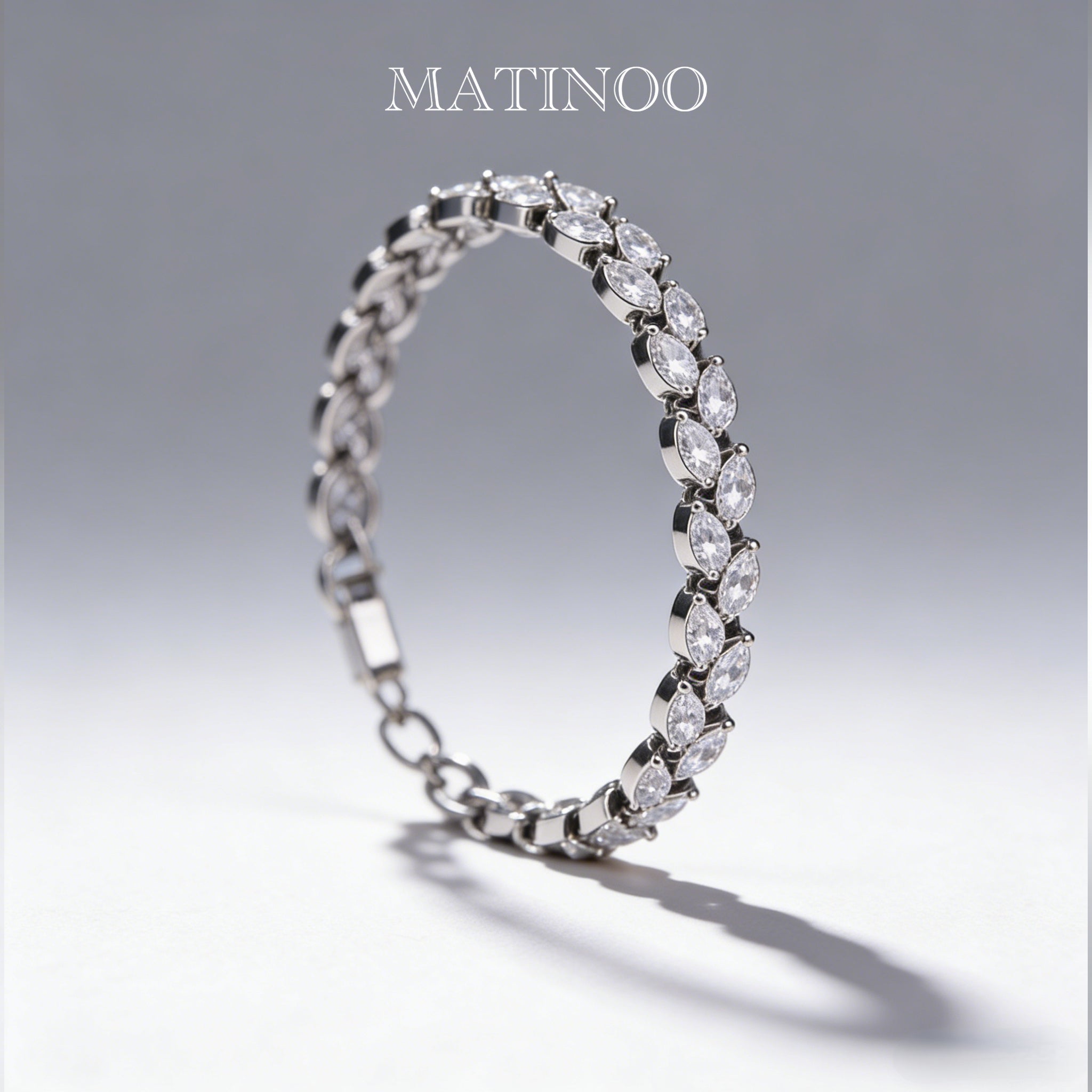 Lab-Grown Diamond Bracelet · Marquise Cut Diamond Bracelet