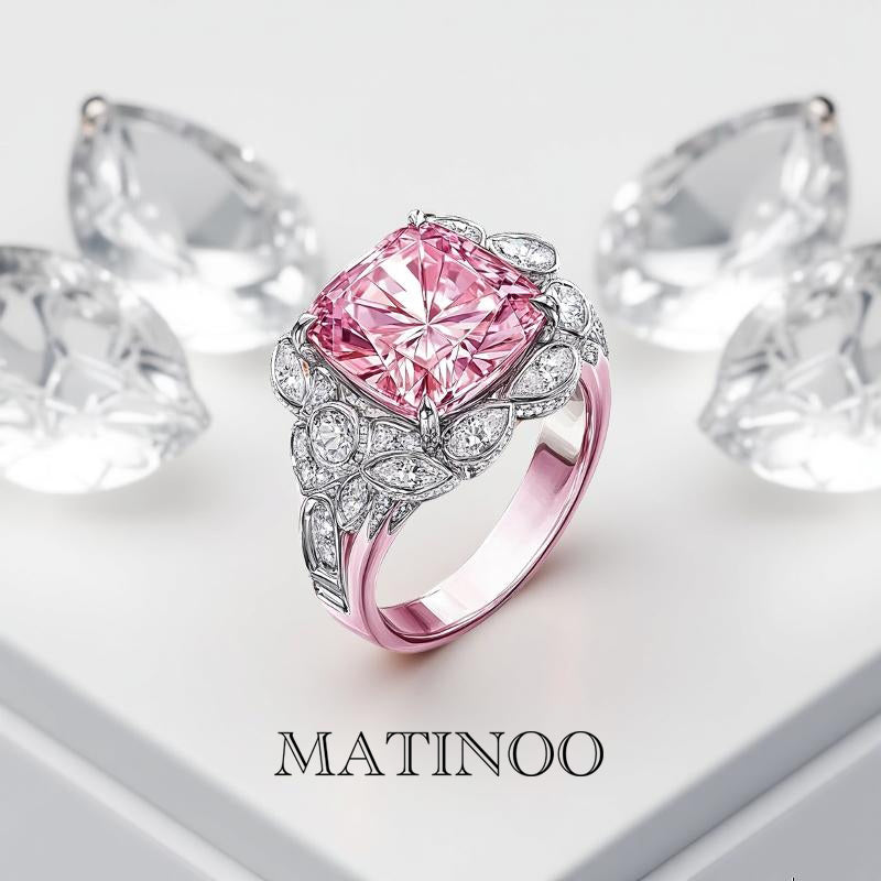 MATINOO Custom Lab Grown Loose Diamonds pink diamond engagement