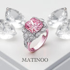 MATINOO Custom Lab Grown Loose Diamonds pink diamond engagement