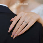 Intertwined Six-Prong Engagement Ring in 18K White Gold