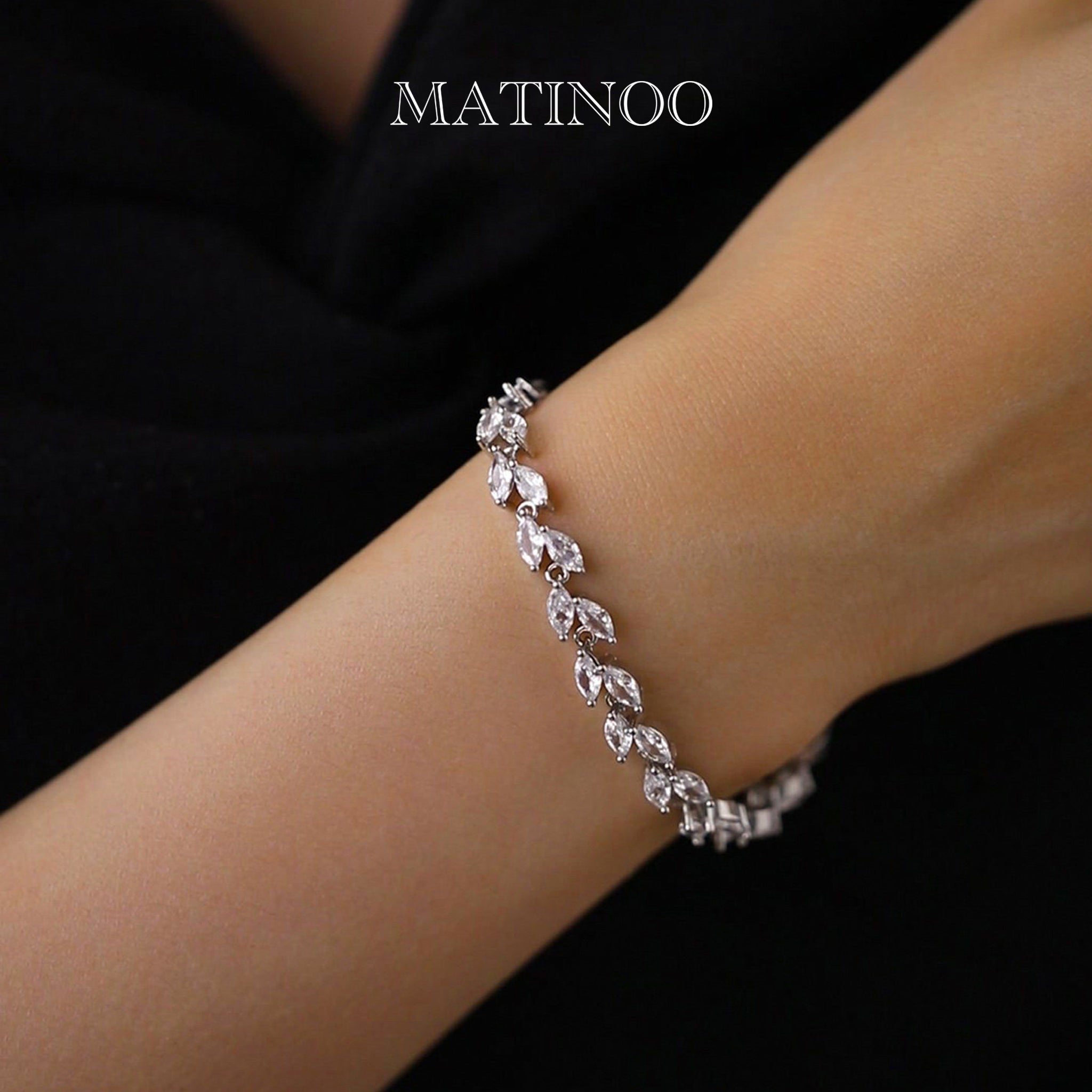 Lab-Grown Diamond Bracelet · Marquise Cut Diamond Bracelet