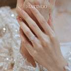 V-Crown Lab Grown Diamond Engagement Ring Wedding Ring