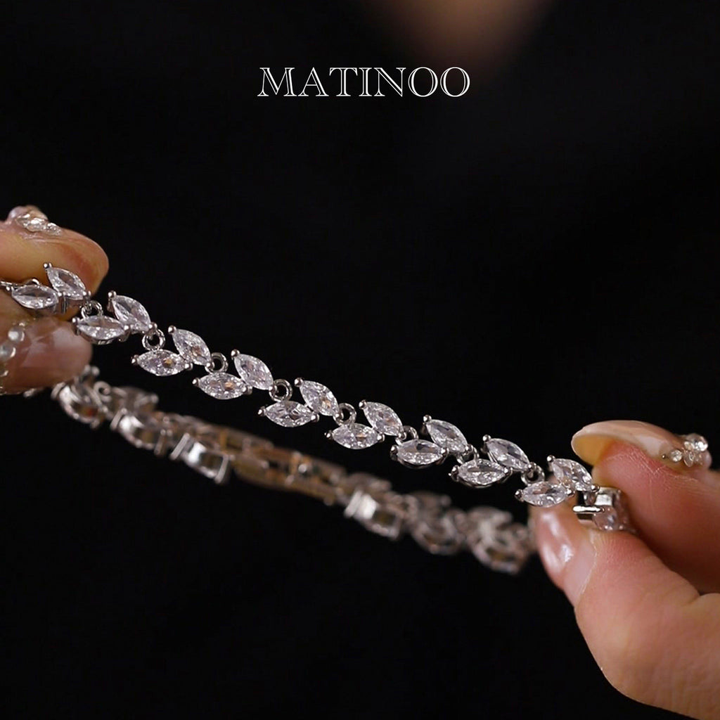 Lab-Grown Diamond Bracelet · Marquise Cut Diamond Bracelet