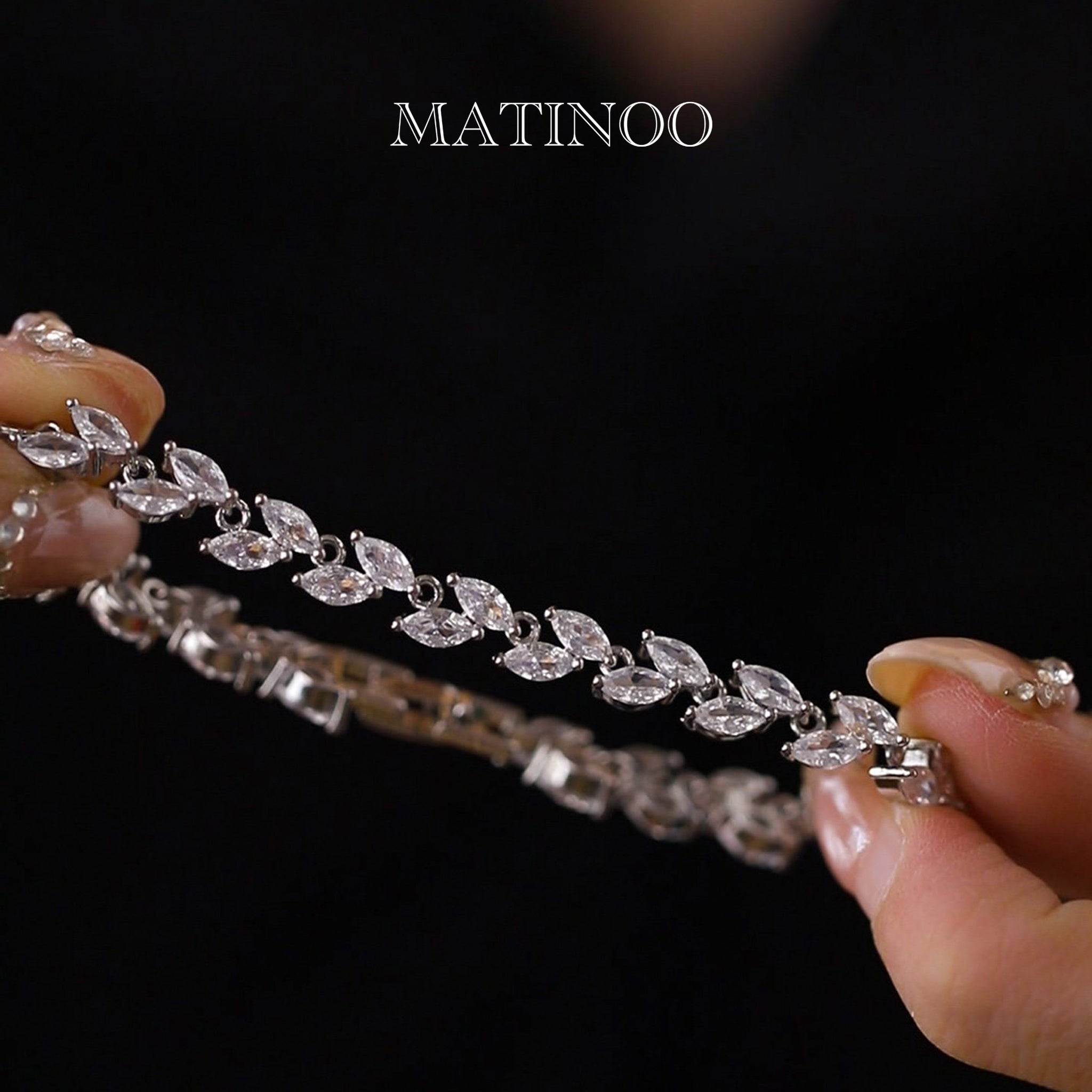 Lab-Grown Diamond Bracelet · Marquise Cut Diamond Bracelet